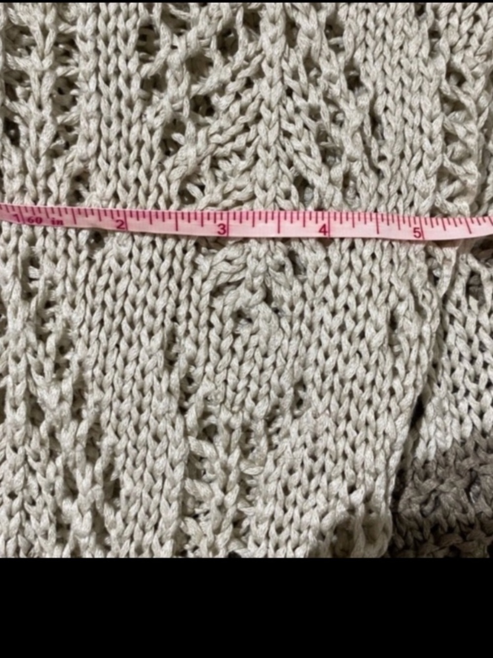 Cotton Open-Front Crochet Cardigan Sweater / shrug / wrap - Picture 16 of 16